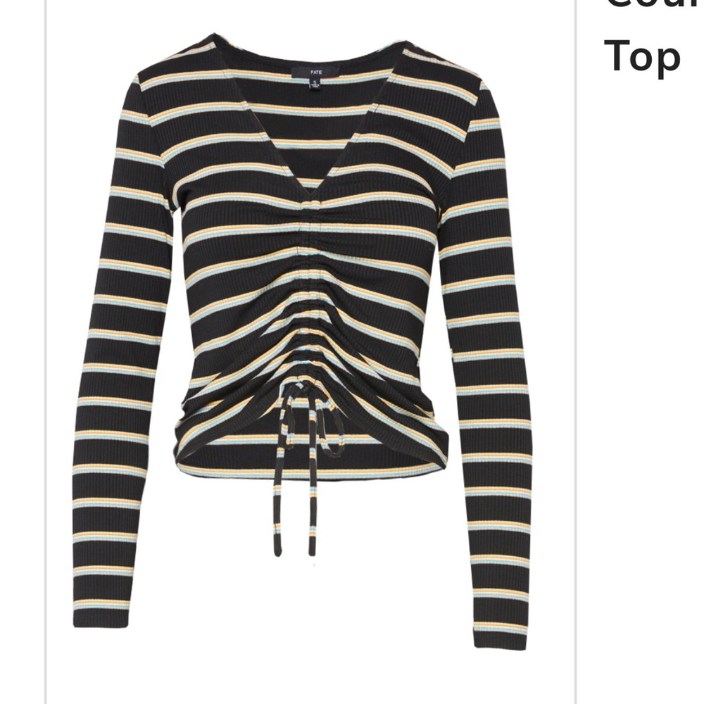 Courtney Cinched Ribbon Top - Never Worn BRAND NEW